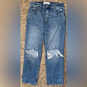 Abercrombie & Fitch The Ankle Straight Ultra High Rise Jeans 27/4S